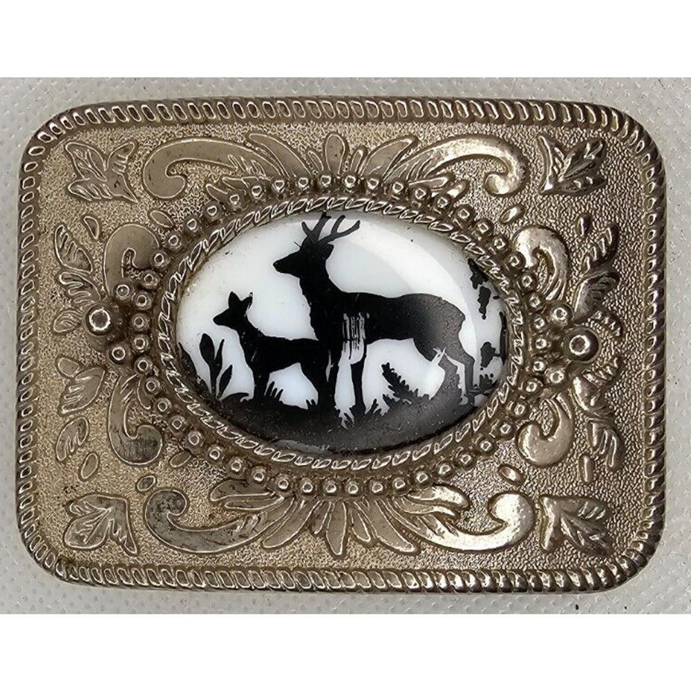 Vintage Mafco Deer Belt Buckle
